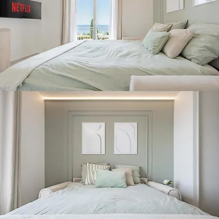 Le Bleu Paradis - Cosy - Superbe Vue Mer - Plage A Pied - Golf Saint-Tropez - Netflix - Parking Prive Les Issambres Buitenkant foto