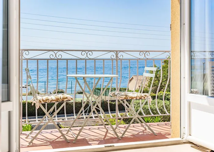 Le Bleu Paradis - Cosy - Superbe Vue Mer - Plage A Pied - Golf Saint-Tropez - Netflix - Parking Prive